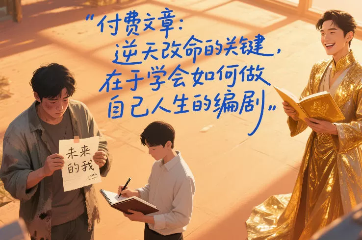 付费文章：逆天改命的关键，在于学会如何做自己人生的编剧-网创指引人