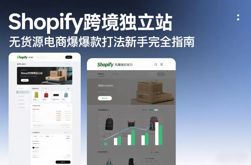 Shopify跨境独立站无货源电商爆款打法新手完全指南
