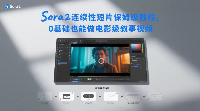 Sora2连续性短片保姆级教程，0基础也能做电影级叙事视频-网创指引人